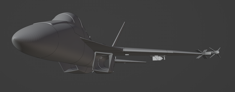 kmi f-18 super hornet - dual 40mm edf test file 3d print model - Mito3D