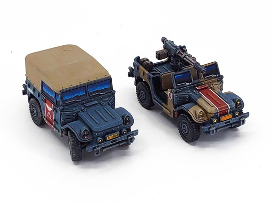 kmw cavallo luce utilità veicolo presupposto gioco giochi giochi guardia miniature modello sci fi trasporto camion guerra wargaming miniatura militare tavolo jeep nfeyma krevarian 3d print model - Mito3D