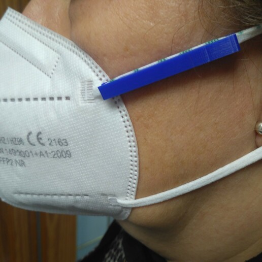 kn95 ffp2 mask ear saver earsaver 3D print model - Mito3D
