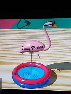 knick knack flamingo knickknack pixar animation animal knic 3d print model - Mito3D