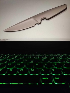 knife letter paper cutter papel faca carta cortador adequado 3d print model - Mito3D