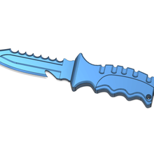 cuchillo cocina herramienta pelea confusa arma herramientas 3d print model - Mito3D