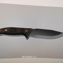 cuchillo agudo afilado herramienta caza 3d print model - Mito3D