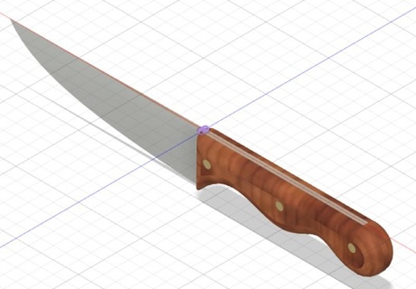 couteau Accueil maison 3d print model - Mito3D