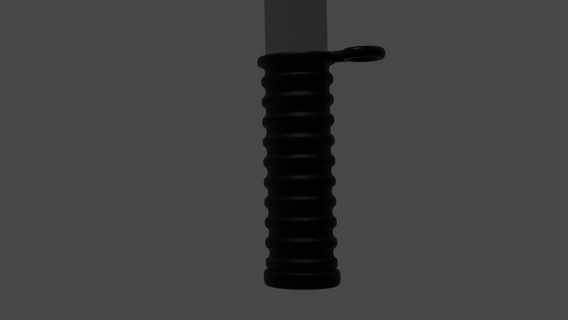 faca lâmina militares exército aço 3d print model - Mito3D