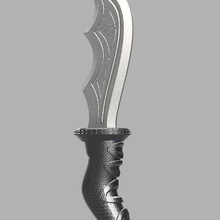 knife game props 3d print model - Mito3D