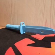 cuchillo bayoneta csgo juego fan art de juguete el arte baja poli los juegos video herramientas 3d print model - Mito3D