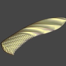 couteau dague poignée du sabre art 3d print model - Mito3D