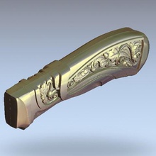 knife dague saber handle art 3d print model - Mito3D