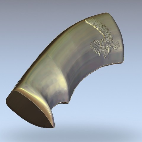 couteau dague poignée du sabre de l'aigle art 3D print model - Mito3D