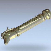 couteau dague poignée du sabre de chèvre art 3d print model - Mito3D