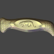 Messer dague Säbel-Griff-panther Kunst 3d print model - Mito3D