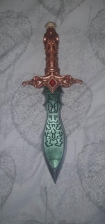 cuchillo pendiente daga arma espada afilado fantasía diosa ladrón eddings david Leigh altalo Arte escaneos réplicas 3d print model - Mito3D