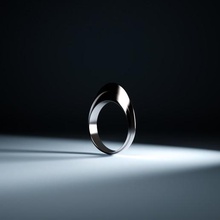 knife edge-ring Schmuck ring 3d print model - Mito3D