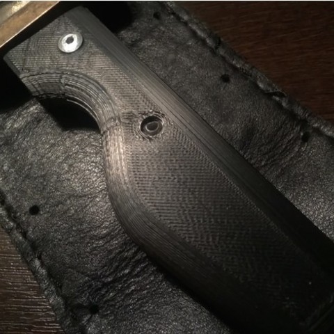 manche du couteau outil 3D print model - Mito3D