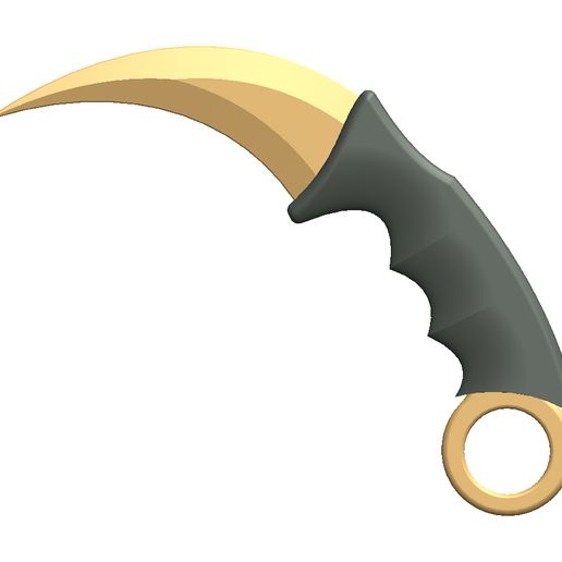 couteau karambit csgo Jeu jeu 3D print model - Mito3D