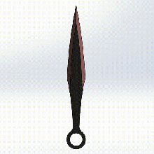 coltello kunai 3d print model - Mito3D