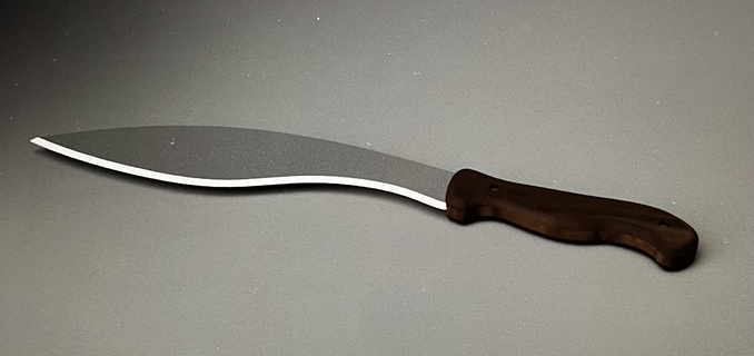 cuchillo machete cosplay 3d impresión modelo artilugio Arte juego guerra sobreviviente cámping 3d print model - Mito3D