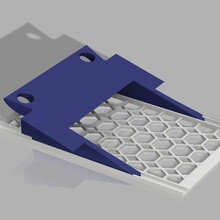 Messer Schärfung Helfer 70mm Schleifsteine 15 Grad 3d print model - Mito3D