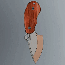 coltello lupo cucciolo 3d print model - Mito3D