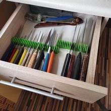 los cuchillos de pie organizador casa cocina comedor soporte la cuchilla 3d print model - Mito3D