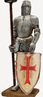 knight's templar armor mid evil knight 3d print model - Mito3D