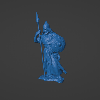 cavaliere teutonico wargaming crociato figurine medievale militare crociate casco battaglia spada guerriero armatura arte sculture 3d print model - Mito3D