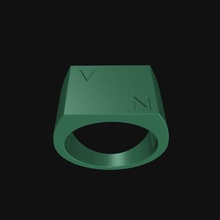 knight jewelry ring jewellery shiny signet model trend 3d print model - Mito3D