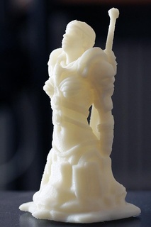 Chevalier buste femelle sculpture guerrier zbrush sculptures 3d print model - Mito3D