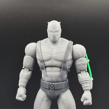 knight breaker - 3d printed action figure inspired bane 3d print model - Mito3D