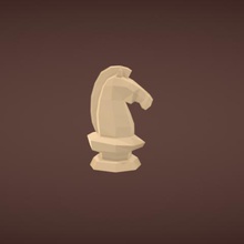 knight chess piece game 3d print model - Mito3D