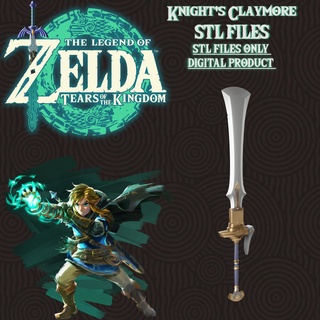 Ritter Claymore Zelda Tränen Königreich Königreichs Spiel Verknüpfung Nintendo Spiele Schwert Cosplay Fantasie Spielzeuge Kunst Design Requisiten Charakter Legende 3d print model - Mito3D