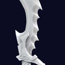 knight killer 3d print model art solo leveling webtoon manhwa dagger daggers hero thumbnails weapon figures sculpture 3d print model - Mito3D