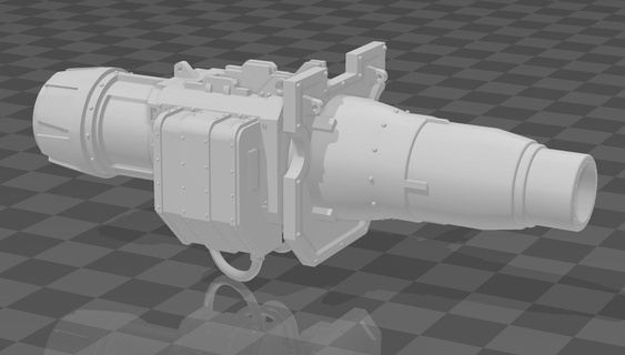 knight mortar cannon mid sized boys bits wargaming 3d print model - Mito3D