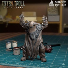 knight ni 05 - pre-supported game dnd minature minis mini dungeons dragons 32mm tytantroll miniatures patreon fantasy 3d print model - Mito3D
