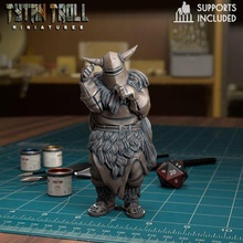 knight ni 06 - pre-supported game dnd minature minis mini dungeons dragons 32mm tytantroll miniatures patreon fantasy 3d print model - Mito3D