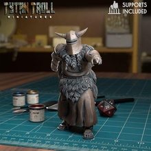 knight ni 07 - pre-supported game dnd minature minis mini dungeons dragons 32mm tytantroll miniatures patreon fantasy 3d print model - Mito3D