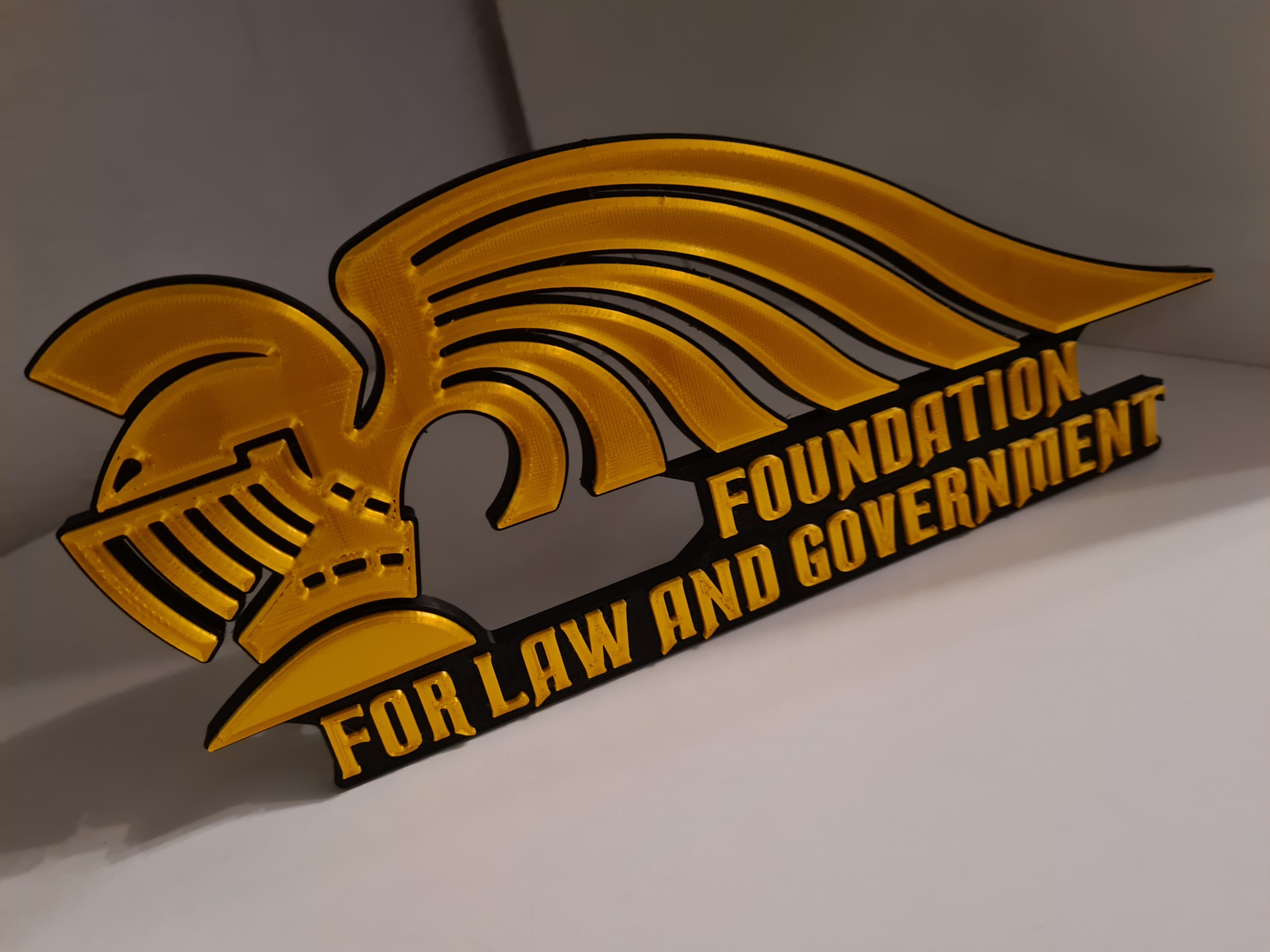 knight rider - foundation law government flag 3D print model - Mito3D