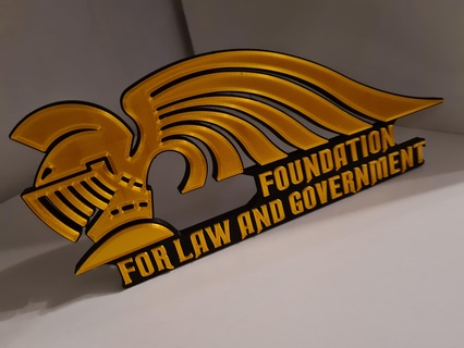 knight rider - foundation law government flag 3d print model - Mito3D