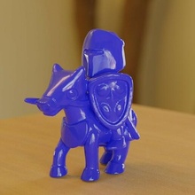 cavaleiro equitação pose 3d print model - Mito3D
