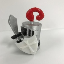 knight shield game 3d print model - Mito3D