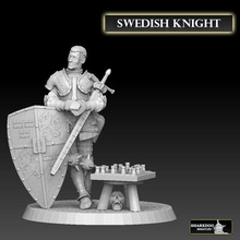 şövalye İsveç Warhammer 40k warhammer40k Sigmar yaş of Ortaçağa ait orta yaşlar Rönesans süvari haçlı soruşturmacı 28mm rpg Zindanlar ejderhalar dnd Darklands Europa Universalis 3d print model - Mito3D