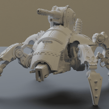 cavalleresco affondare artiglieria droide warhammer 40k titano meccanico canone robot 3d print model - Mito3D