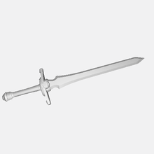 cavaleiros espada larga lenda zelda respiração selvagem wii 3d print model - Mito3D
