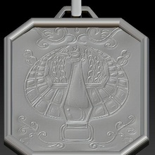 knights zodiac phoenix medal 3d print model - Mito3D