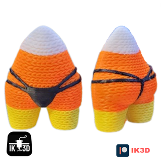 tricotado doce milho saque g string crochê engraçado Piada pegadinha presente idéia Bruxas decoração cor impressão 3mf 3d print model - Mito3D