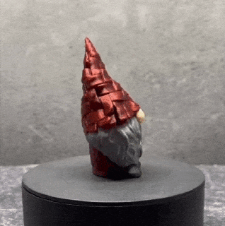 knitted gnome 3d print model - Mito3D