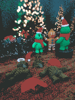 punto grinch hogar casa grich tejer crochet cultosxnavidad Navidad textura ornamento árbol bambu laboratorio multiparte lindo botín hombre multicolor figuritas 3d print model - Mito3D