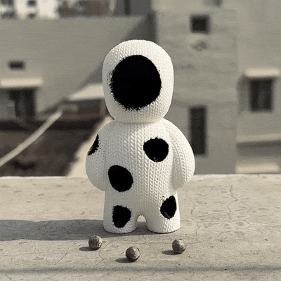 tricoté place homme araignée scélérat crochet tricoter laine merveilles soutiens printinplace 3d print model - Mito3D