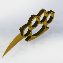 knives american fist game weapon 3d print model - Mito3D